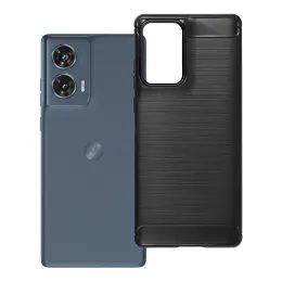 Obal / kryt na Motorola EDGE 50 Fusion černý - CARBON 2.0