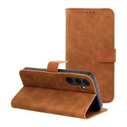 Puzdro / obal na Samsung Galaxy A35 5G čierny - kniha LUNA Book Carbon