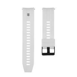 Silikonový Řemínek pro hodinky 22mm bílý - Tactical Quick Release