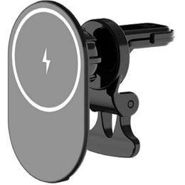 Držák do auta na mřížku indukční nabíjecí vstup podporuje nabíjení z MagSafe 15W černý - VEGER Y38