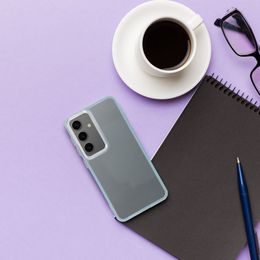 Pouzdro / obal na Samsung Galaxy A35 5G stříbrné - knížkové LUNA Book