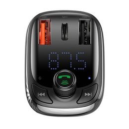 Nabíječka do auta USB-A + USB-C PD QC3.0 3A 48W šedá - HOCO