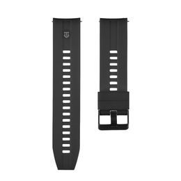Silikonový Řemínek na hodinky 22mm černý - Tactical Quick Release