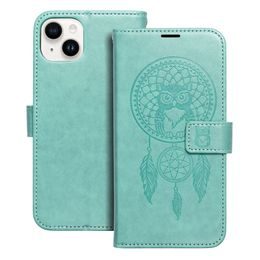 Pouzdro / obal na Apple iPhone 14 Plus ( 6.7 ) zelený - knížkový Forcell MEZZO
