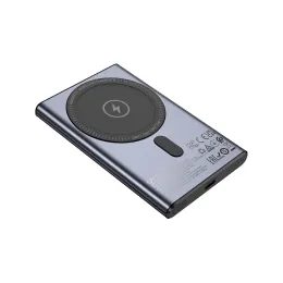 Tenká powerbanka Forcell F-Energy Super Slim F5k8 s MagSafe PD3.0 QC4.0 15W 5000mAh - bílá