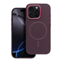 Obal / kryt na Apple iPhone 17 Pro Max fialový - Frame Mag Cover Case