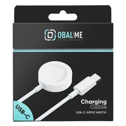 Nabíjecí kabel USB-C pro Apple Watch 1m bílý - OBAL:ME