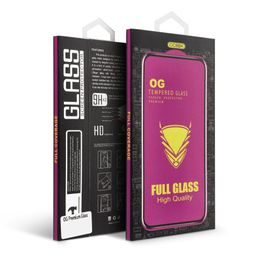 Tvrdené / ochranné sklo Apple iPhone 15 Plus čierne - OG Premium Glass