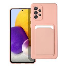 Obal / kryt pre Samsung Galaxy A72 ružový - Forcell Card