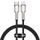 Datový / nabíjecí kabel USB-C na Lightning 0,25m PD 20W černý - BASEUS Cafule