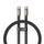 Plochý kabel USB-C na USB-C VEGER PD 5 A 240 W CC2-MTB 1,5 m černý