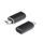 Lightning adaptér Iphone - Micro USB čierny