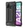 Obal / kryt pre Samsung Galaxy A21s čierny - Forcell Carbon