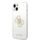 Obal / kryt na Apple iPhone 14 Plus Transparentní - Guess TPU Big 4G Full Glitter