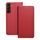Pouzdro / obal na Samsung Galaxy S22 červené - knížkové Luna Book Carbon