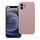 Obal / kryt na Apple iPhone 12 růžový - Silicone Case 2mm