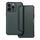 Pouzdro / obal na Apple iPhone 13 PRO tmavě zelené - knížkové RAZOR Book