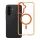 Obal / kryt na Samsung Galaxy A27 oranžový - Frame Clear MagSafe