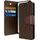Puzdro / obal pre Samsung Galaxy S4 hnedé - kniha SONATA