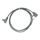 Cable USB microUSB grey at an angle 90 degree