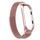 Xiaomi Mi Band Strap oceľ 5/6 ružová