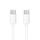 Kabel USB Typ-C - Typ-C 1M PD60W 3A - bílý + krabička