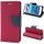 Puzdro / obal pre Samsung Galaxy S4 (GT-I9500) tmavoružovo modré - kniha Fancy Book