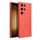 Obal / kryt na Samsung Galaxy S23 Ultra červené - SILICONE LITE