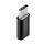 Adaptér Micro USB / MicroUSB TYP C čierny