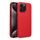 Obal / kryt na Apple iPhone 15 PRO MAX červený - Leather Mag Cover