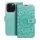 Puzdro / obal na Apple iPhone 16 Pro mandala zelené - kniha MEZZO