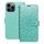 Pouzdro / Obal na Apple iPhone 13 Pro Max zelená mandala - knížkové Forcell MEZZO
