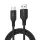 Datový kabel USB A / Micro USB QC3.0 2,4A 18W 1m silikonový černý - FORCELL