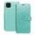 Pouzdro / Obal na Samsung Galaxy A22 5G zelená mandala - knížkové Forcell MEZZO