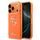 Obal / kryt na Apple iPhone 17 Pro oranžový - Guess IML 4G Script Metal Logo