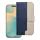 Pouzdro / obal na Apple iPhone 17 Pro modré / krémové - knížkové Split Book