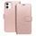 Pouzdro / Obal na Apple iPhone 12 / 12 Pro starorůžová mandala - knížkové Forcell MEZZO