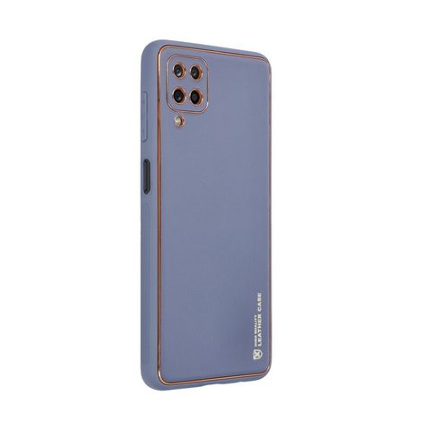 Obal / kryt pre Samsung Galaxy A12 modrý - Forcell LEATHER Case