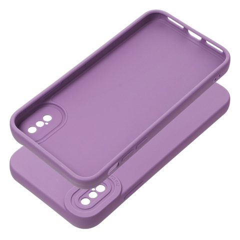Obal / kryt na Apple iPhone XS fialové - Roar Luna Case