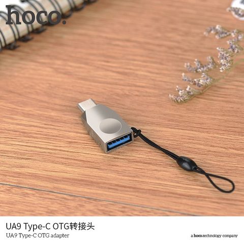 USB-C-ről USB UA9 OTG adapter/csökkentő - HOCO