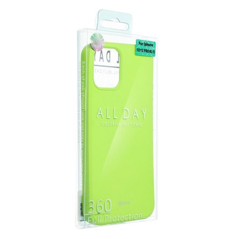 Obal / kryt na Apple iPhone 13 Pro limetkový - Roar Colorful Jelly Case