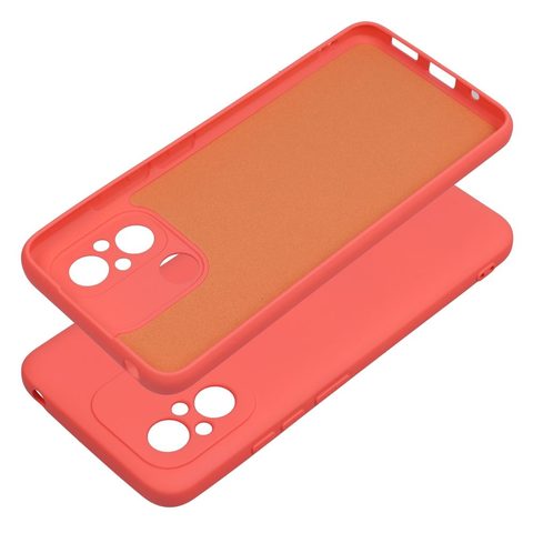 Obal / kryt na Xiaomi Redmi 12C oranžový - SILICONE