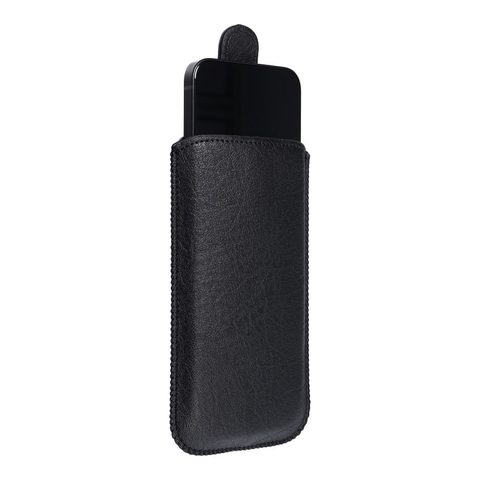 tok / borító Apple Iphone 5/5S/SE/5C fekete - visszahúzható Forcell Slim Kora 2