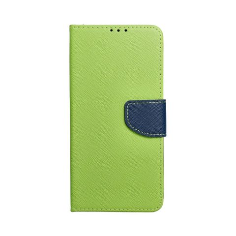 Puzdro / obal pre Huawei P SMART 2021 limetkovo-modrý - Fancy Book