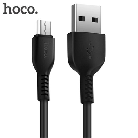 Adat / töltő Micro-USB kábel 1m fekete - HOCO X20