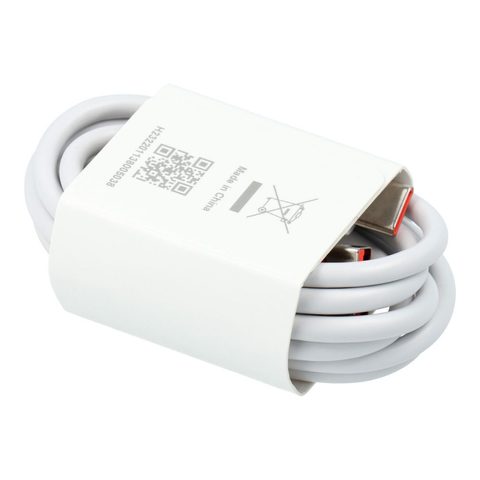 Originální datový a nabíjecí kabel USB C Xiaomi 5A bílý 1m