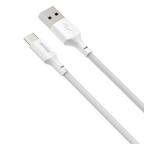 Kabel USB typu C, 2,4A , TZCALZJ-02, 1,5m,  bílý - Baseus