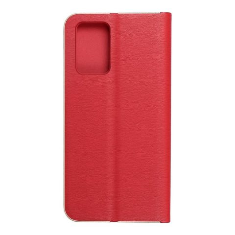 Puzdro / obal pre Xiaomi Redmi 10 červený - kniha Forcell LUNA