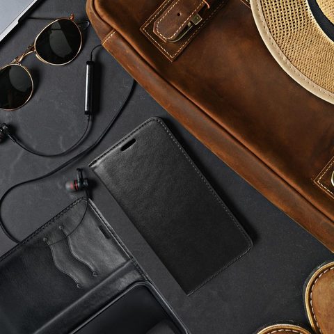 Pouzdro / obal na Samsung Galaxy A42 5G černé - knížkové Magnet Book case