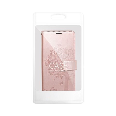 Tojás / borító Apple iPhone 13 Pro régi rózsaszín fa - könyv Forcell MEZZO